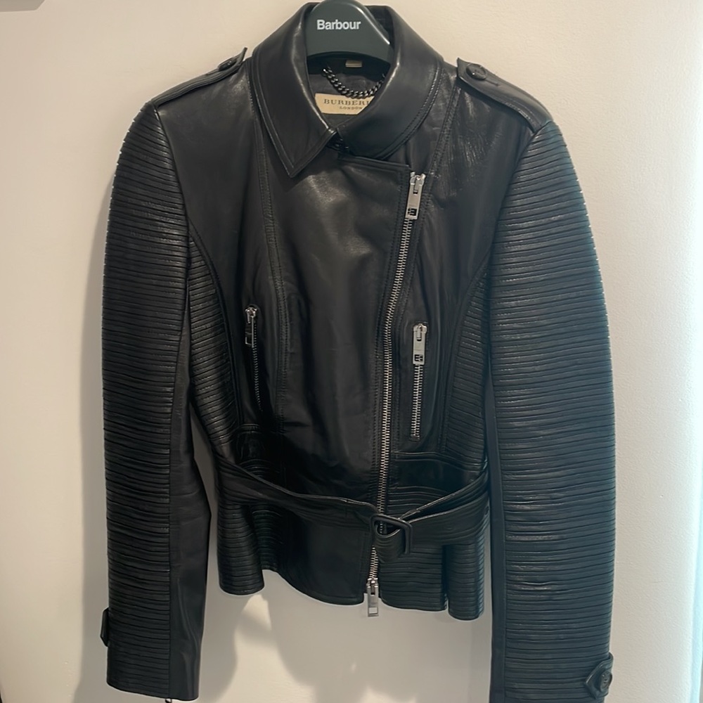 BURBERRY LEATHER JACKET HEADINGTON